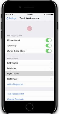 Image result for Setup Apple iPhone Touch ID