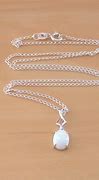 Image result for Opal Necklace Silver Chain