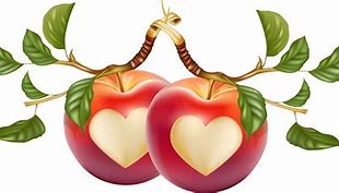 Image result for Green Animated Heart Apple