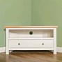 Image result for White Corner TV Stand with Storage