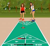 Image result for Shuffleboard Clip Art