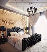 Image result for black and gold bedrooms