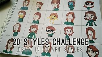 Image result for Different Art Styles Challenge Template