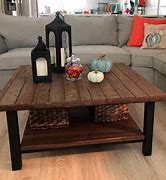 Image result for Industrial Farmhouse Coffee Table