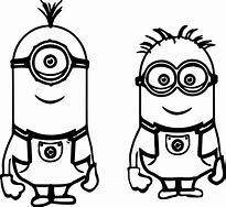 Image result for Minion with Shopping Bag Outline