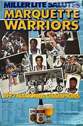 Image result for Marquette Basketball Poster