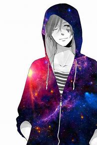Image result for Anime Galaxy Boy with Hoodie