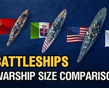 Image result for Battleship Size Comparison