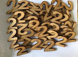 Image result for Small Wooden Numbers