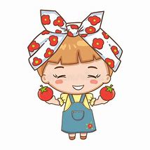 Image result for Tomato Girl Cartoon
