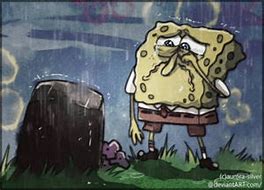 Image result for Sad Spongebob Fan Art