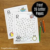Image result for Free ABC Letter Find Printable