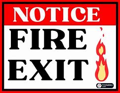 Image result for Fire Exit Only Sign Printable