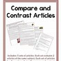 Image result for Compare and Contrast Informational Text