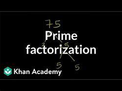 Image result for Khan Academy Prime Factorization