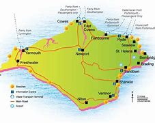Image result for IOW Attractions Map