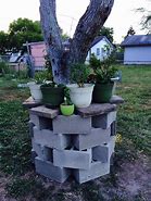 Image result for Cinder Block Garden Wall