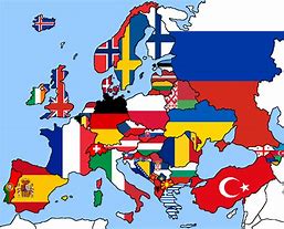 Image result for W W 22 Europe Flag Map