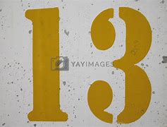 Image result for Yellow Number 13