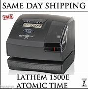 Image result for Atomic Time Lathem