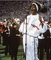 Image result for Super Bowl National Anthem Singer Whitney Houston