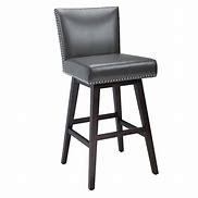 Image result for Leather Swivel Counter Stools