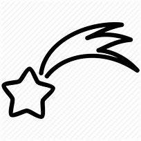 Image result for White Shooting Star Transparent