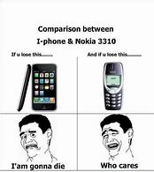 Image result for iPhone vs Nokia Memes