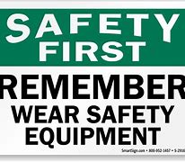 Image result for Safety Equipment Sign