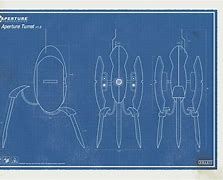 Image result for Portal Gun Blueprint