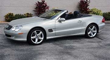 Image result for 2003 Yellow Mercedes SL500