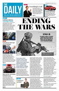 Image result for Creative Front Page of a Newspaper