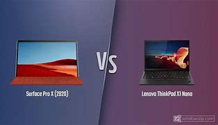 Image result for Lenovo ThinkPad L13 vs Surface Pro