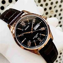 Image result for Leather Analog More Function Casio