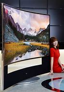 Image result for Curved Flat Screen TV Biggest