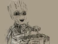 Image result for Baby Groot Head Outline Drawing