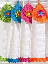 Image result for Modern Crochet Towel Holder Pattern