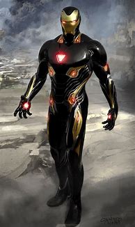 Image result for Black and Gold Iron Man Suit Mark 85