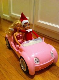 Image result for Elf On the Shelf Barbie Car
