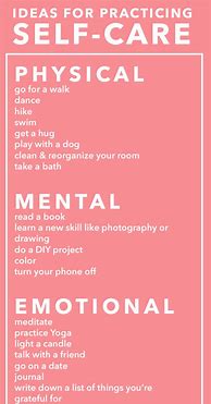 Image result for Physical Daily Self-Care