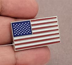 Image result for American Flag Pin On Shirt