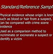 Image result for Standard Reference Sample Forensic