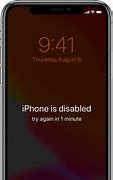 Image result for iPhone Is Disabled Connect to iTunes Error Message