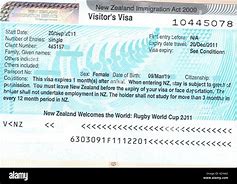 Image result for Work Visa New Zealand Specimens Front