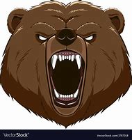 Image result for Angry Bear Vector