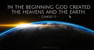 Image result for Bible Genesis Chapter 1