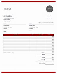 Image result for Free Word Invoice Template