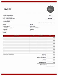 Image result for Editable Invoice Template in Excel Free