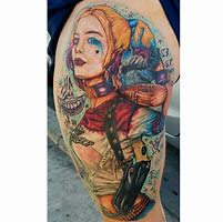 Image result for Harley Quinn Tattoo Designs