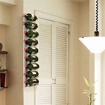 Image result for Wall Mounted Wine Bottle Rack